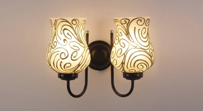 Paul Multicolor Glass Wall Light (Multicolor) by Urban Ladder - Front View Design 1 - 609188