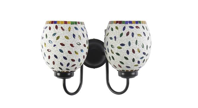 Nathaniel Multicolor Glass Wall Light (Multicolor) by Urban Ladder - Design 1 Side View - 609221