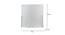 Shanita White Glass Wall Light (White) by Urban Ladder - Design 1 Dimension - 609232