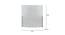 Chelsie White Glass Wall Light (White) by Urban Ladder - Design 1 Dimension - 609233