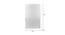 Clayburn White Glass Wall Light (White) by Urban Ladder - Design 1 Dimension - 609235