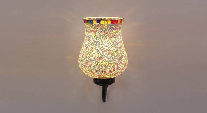 Kingsley Multicolor Glass Wall Light (Multicolor) by Urban Ladder - Front View Design 1 - 609255
