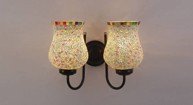 Kurt Multicolor Glass Wall Light (Multicolor) by Urban Ladder - Front View Design 1 - 609258