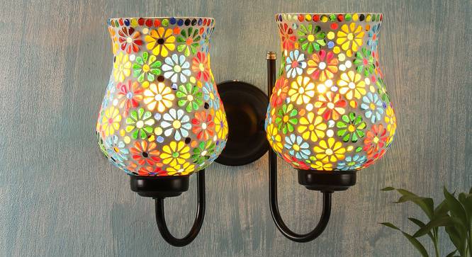 Milan Multicolor Glass Wall Light (Multicolor) by Urban Ladder - Front View Design 1 - 609267