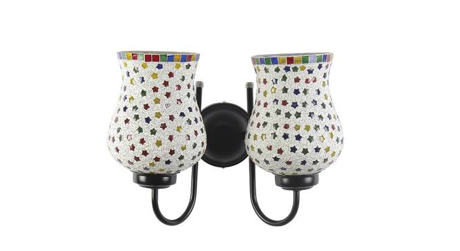 Logan Multicolor Glass Wall Light (Multicolor) by Urban Ladder - Design 1 Side View - 609297