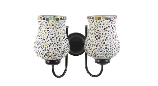 Michael Multicolor Glass Wall Light (Multicolor) by Urban Ladder - Design 1 Side View - 609298