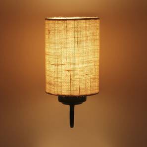 devansh Salinger White Natural Fiber Wall Light-picture-15
