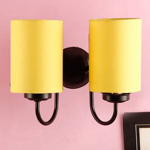Delbert Yellow Fabric Wall Light-image-36