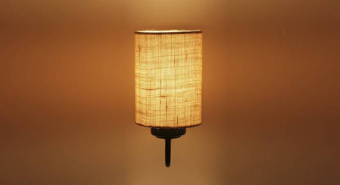 Salinger White Natural Fiber Wall Light (White) by Urban Ladder - Front View Design 1 - 609424