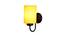 Wendell Yellow Fabric Wall Light (Yellow) by Urban Ladder - Front View Design 1 - 609427