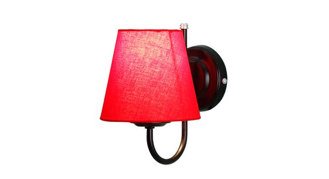 Charmane Red Fabric Wall Light (Red) by Urban Ladder - Front View Design 1 - 609430
