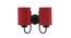 Truman Red Fabric Wall Light (Red) by Urban Ladder - Design 1 Side View - 609462