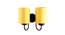 Delbert Yellow Fabric Wall Light (Yellow) by Urban Ladder - Design 1 Side View - 609467