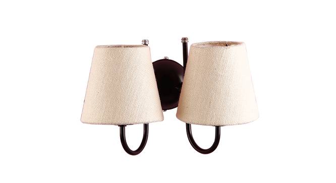Etha White Natural Fiber Wall Light (White) by Urban Ladder - Design 1 Side View - 609479