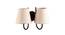 Etha White Natural Fiber Wall Light (White) by Urban Ladder - Design 1 Side View - 609479