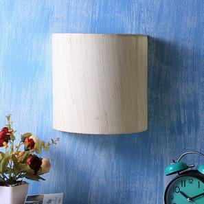Wall Lights Design Erlene Off White Fabric Wall Light (Off White)