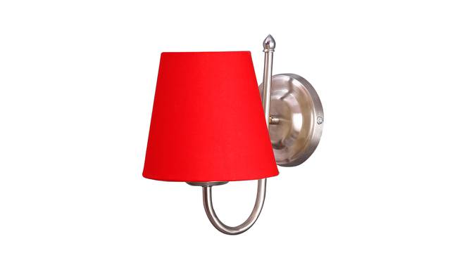 Spring Red Fabric Wall Light (Red) by Urban Ladder - Design 1 Side View - 609487