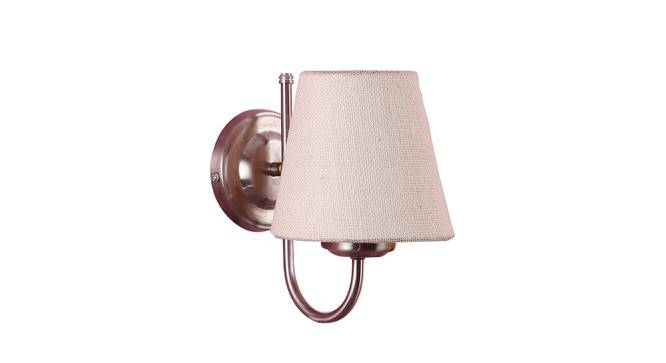 Rainbow White Natural Fiber Wall Light (White) by Urban Ladder - Design 1 Side View - 609488