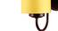 Delbert Yellow Fabric Wall Light (Yellow) by Urban Ladder - Ground View Design 1 - 609509