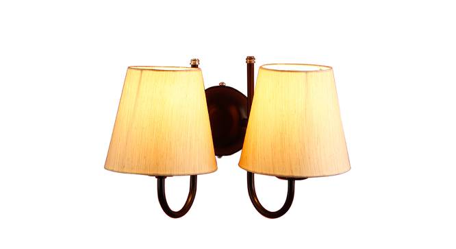 Webb Off White Fabric Wall Light (Off White) by Urban Ladder - Front View Design 1 - 609510