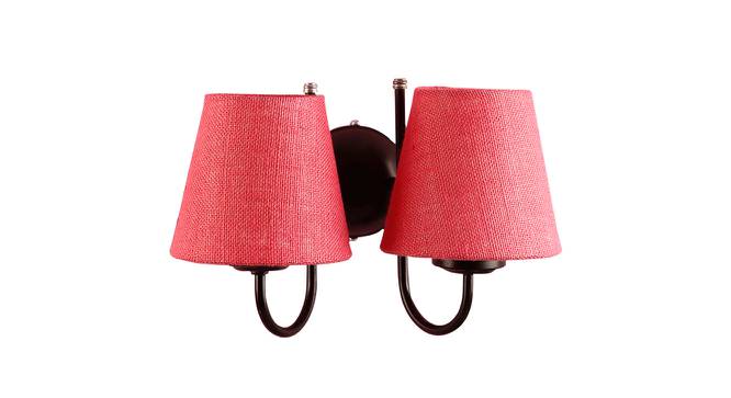 Guilford Pink Natural Fiber Wall Light (Pink) by Urban Ladder - Design 1 Side View - 609553
