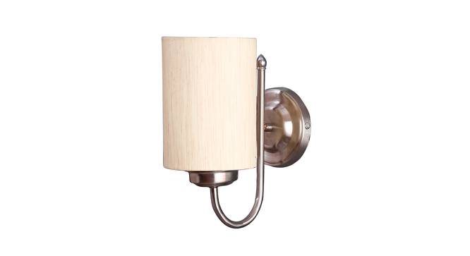 Melvena Off White Fabric Wall Light (Off White) by Urban Ladder - Design 1 Side View - 609554