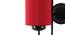 Truman Red Fabric Wall Light (Red) by Urban Ladder - Ground View Design 1 - 609563