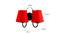 Hether Red Fabric Wall Light (Red) by Urban Ladder - Design 1 Dimension - 609594