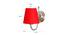 Spring Red Fabric Wall Light (Red) by Urban Ladder - Design 1 Dimension - 609604