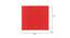 Alvina Red Fabric Wall Light (Red) by Urban Ladder - Design 1 Dimension - 609606