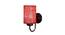Gerall Maroon Natural Fiber Wall Light (Maroon) by Urban Ladder - Front View Design 1 - 609616