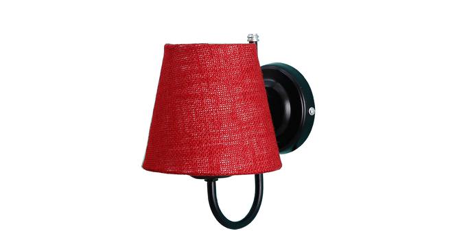 Burleigh Maroon Natural Fiber Wall Light (Maroon) by Urban Ladder - Front View Design 1 - 609620