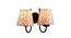 Biren Multicolor Fabric Wall Light (Multicolor) by Urban Ladder - Front View Design 1 - 609624