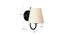 Janine Off White Fabric Wall Light (Off White) by Urban Ladder - Design 1 Dimension - 609639