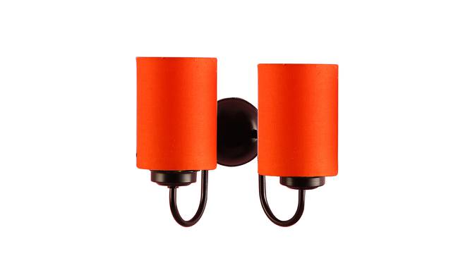 Dodge Orange Fabric Wall Light (Orange) by Urban Ladder - Design 1 Side View - 609651