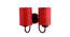 Tammey Maroon Natural Fiber Wall Light (Maroon) by Urban Ladder - Design 1 Side View - 609652