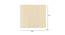 Leighanna Off White Fabric Wall Light (Off White) by Urban Ladder - Design 1 Dimension - 609653