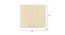 Leighanna Off White Fabric Wall Light (Off White) by Urban Ladder - Design 1 Dimension - 609653