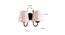 Biren Multicolor Fabric Wall Light (Multicolor) by Urban Ladder - Design 1 Dimension - 609701