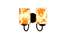 Jaimison Multicolor Fabric Wall Light (Multicolor) by Urban Ladder - Front View Design 1 - 609754