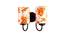 Jaimison Multicolor Fabric Wall Light (Multicolor) by Urban Ladder - Design 1 Side View - 609802