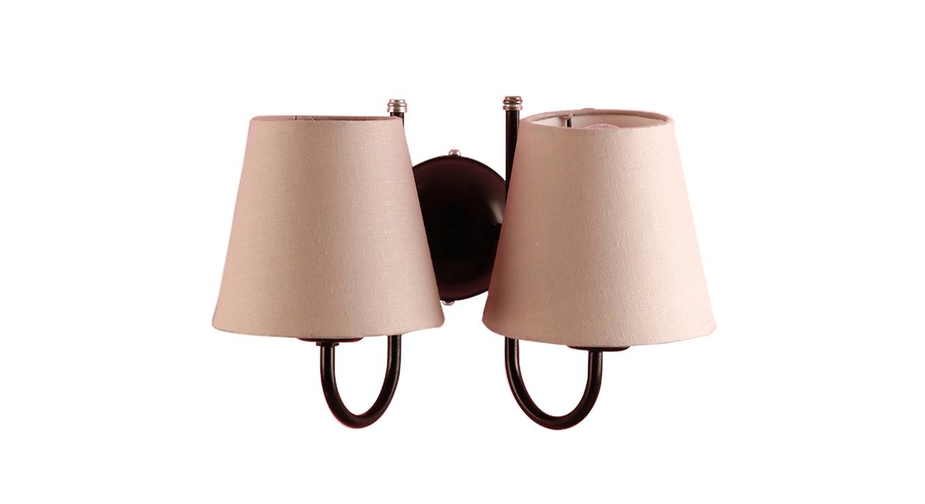 Lando Grey Fabric Wall Light Urban Ladder