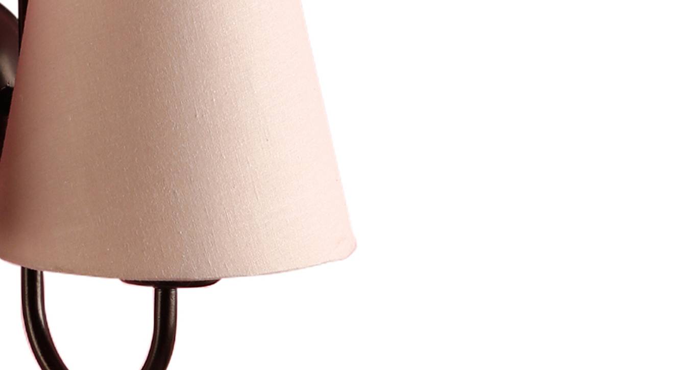 Lando Grey Fabric Wall Light Urban Ladder