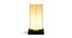 Kingsley Off White Fabric Shade Table Lamp with Black  Iron  Base (Off White) by Urban Ladder - Front View Design 1 - 609877