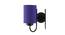 Wallace Blue Fabric Wall Light (Blue) by Urban Ladder - Design 1 Side View - 609879