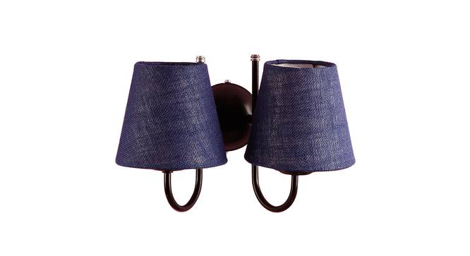 Shawndelle Blue Natural Fiber Wall Light (Blue) by Urban Ladder - Design 1 Side View - 609884