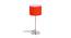 Damir Orange Fabric Shade Table Lamp with Steel  Steel  Base (Orange) by Urban Ladder - Design 1 Side View - 609919