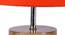 Arundhati Orange Fabric Shade Table Lamp with Natural  Wooden Base (Orange) by Urban Ladder - Design 1 Side View - 609948