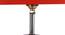 Doris Orange Fabric Shade Table Lamp with Natural  Wooden Base (Orange) by Urban Ladder - Design 1 Side View - 609950
