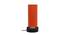 Cason Orange Fabric Shade Table Lamp with Black  Iron  Base (Orange) by Urban Ladder - Front View Design 1 - 610029